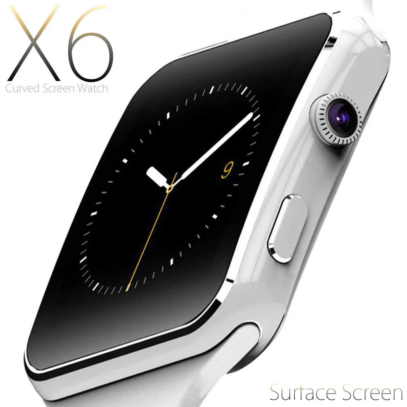 

X6 smart watch Men with camera touch screen support SIM TF card call phone clock music Bluetooth smart watch Women for XiaoMI