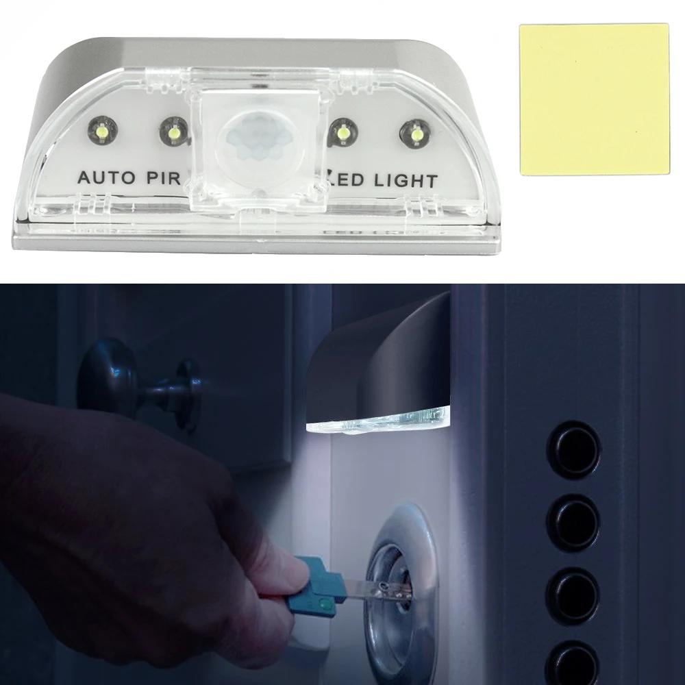 4 LED Automatic PIR Infrared Sensor Infrared IR Wireless Motion