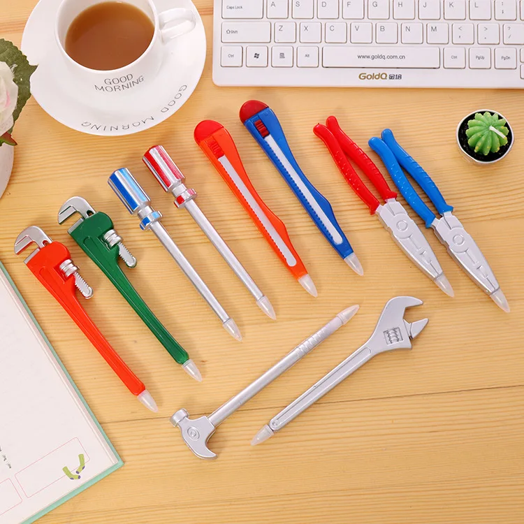 

(1pcs/Hot Sell) 0.7mm Cute Kawaii Toolbox Tool Ball Ballpoint Pens Ballpen For Office School Writing Supplies Stationery