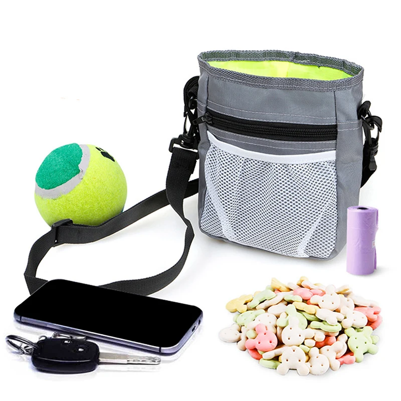 

2019 New Pet Pouch Dog Training Treat Bags Portable Detachable Doggie Feed Pocket Pouch Puppy Snack Reward interactive Waist Bag