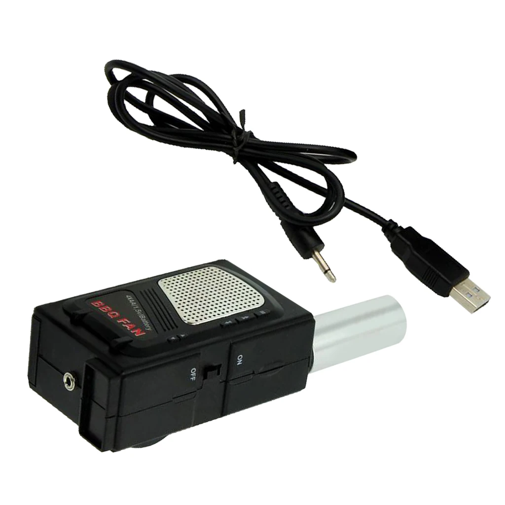 DC 5V портативный вентилятор для барбекю воздуходувка с USB кабелем наружного