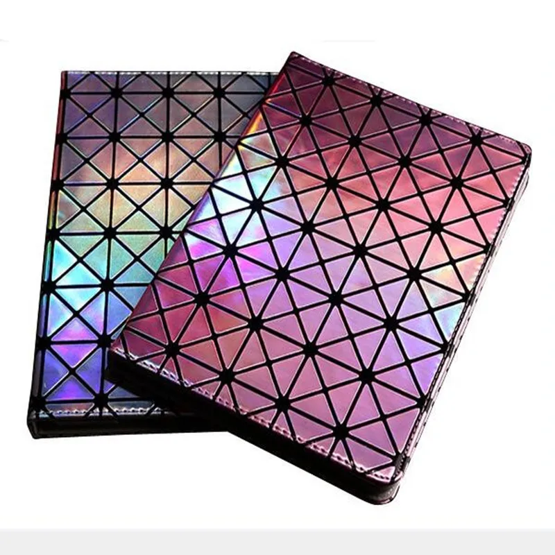 

Luxury Colorful Bling Laser Diamond Flip Stand Leather Case Smart Cover For ipad mini 1/2/3 Retina 4 ipad 2 3 4 Air 1 2 Shell