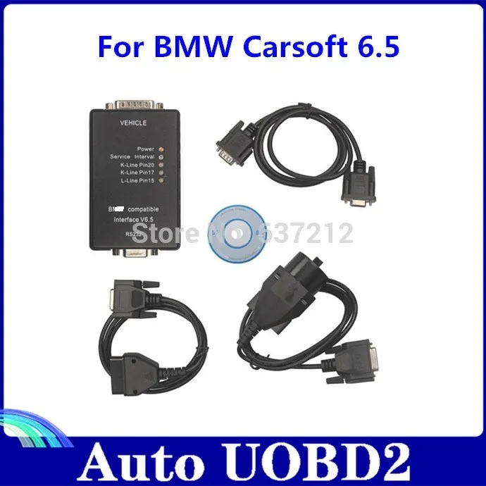 CARSOFT 6,5 ECU для BMW сканер VALISE DIAGNOSTIQUE профессиональный интерфейс OBD2