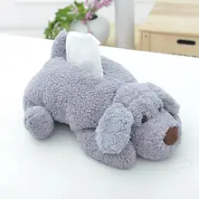 Украшение автомобиля плюшевая коробка для ткани мультфильм милый большой кукла полотенце для собак коробка резинки высокого качества материал мягкий практичный Decoratio