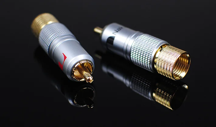 20 шт. высококачественные фиксирующие разъемы Nakamichi разъем RCA мужской для пайки