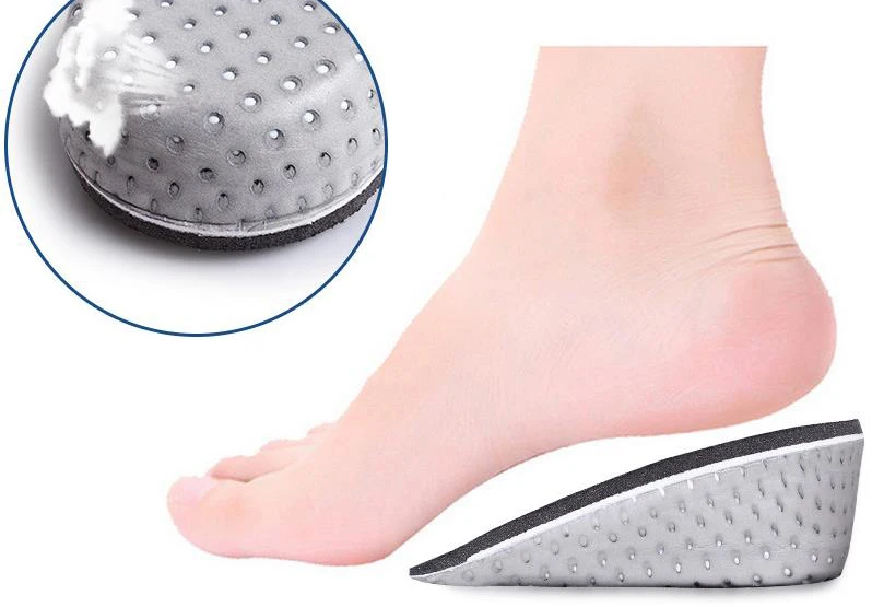 Unisex Insole Heel Lift Insert Shoe Pad Height Increase Cushion Elevator Taller