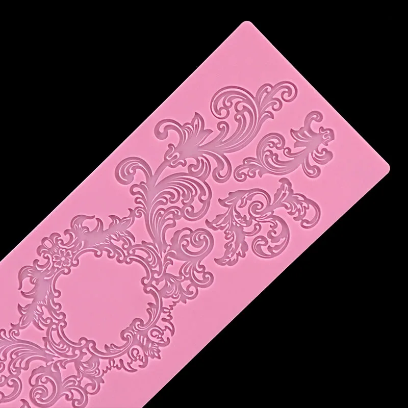 

minsunbak Silicone Lace Mold Sugarcraft Fondant Mold Wedding Cake Decoraton Tools Chocolate Gumpaste Mold