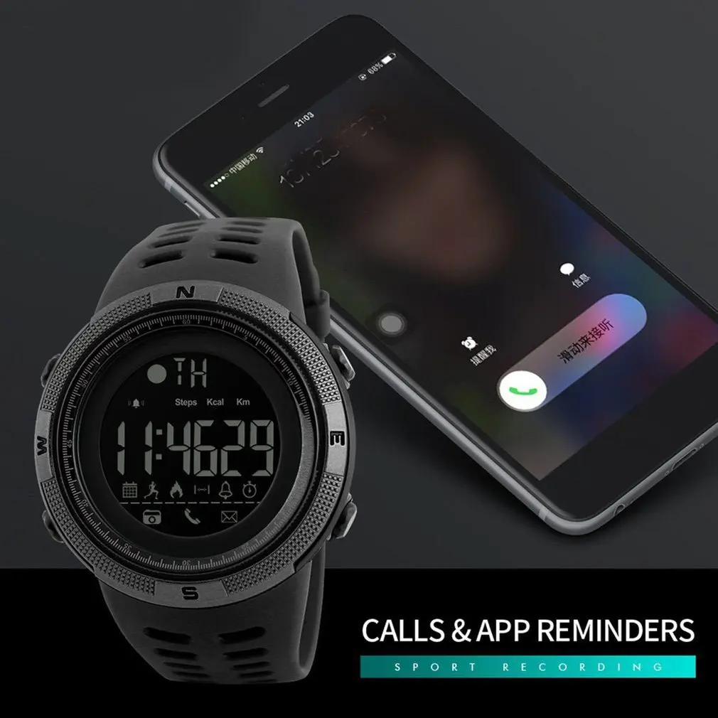 SKMEI Fashion Mens Smart Watches Digital Sports Wrist Waterproof Watch Sports Watches Mens Models Relogio Watches