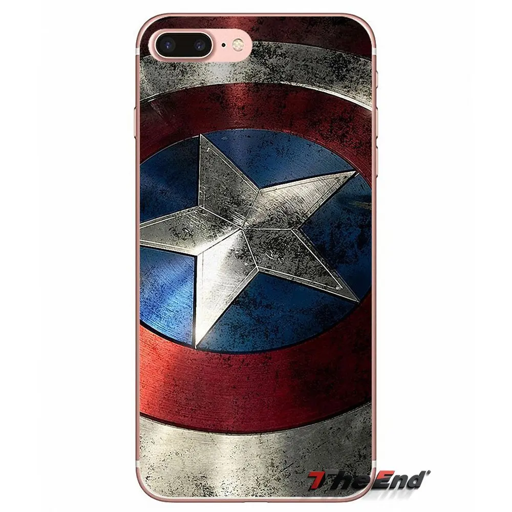 Чехол для телефона Super Hero Captain America Shield Sony Xperia M2 M4 M5 E3 T3 XA Aqua Z Z1 Z2 Z3 Z5 compact LG G4 G5 G3 G2