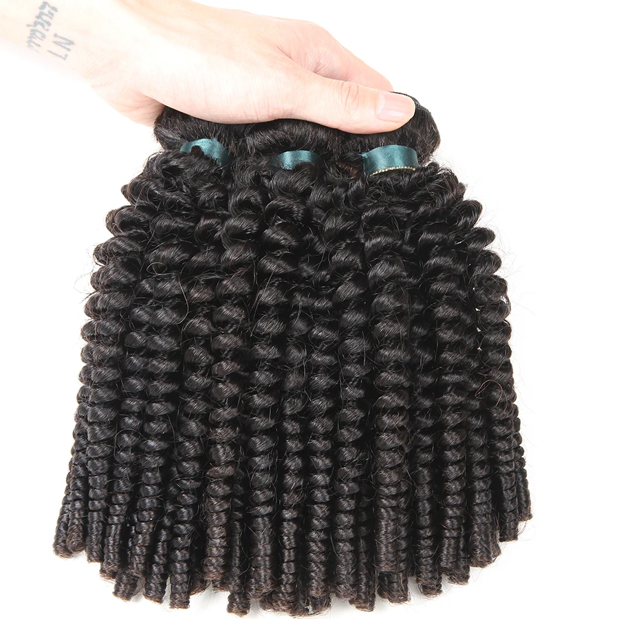 3 pacotes negócio cor natural cabelo brasileiro