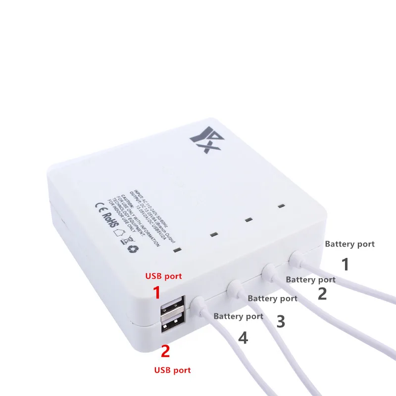 6 in 1 Drone Battery remote control charger Intelligent Charging  with USB Port For DJI Mavic air Accessories 1 (3)