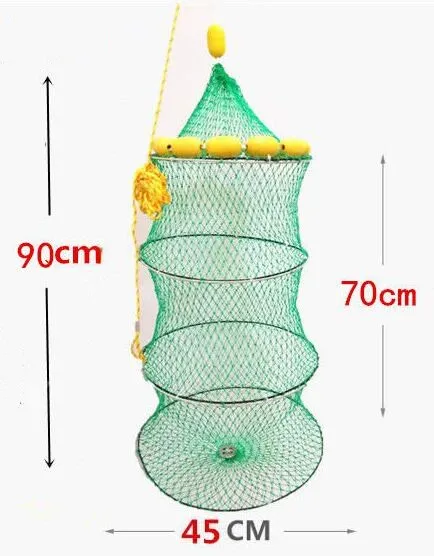 Finefish Складная с плавающим шариком металлическая рама нейлоновая сетка краб для