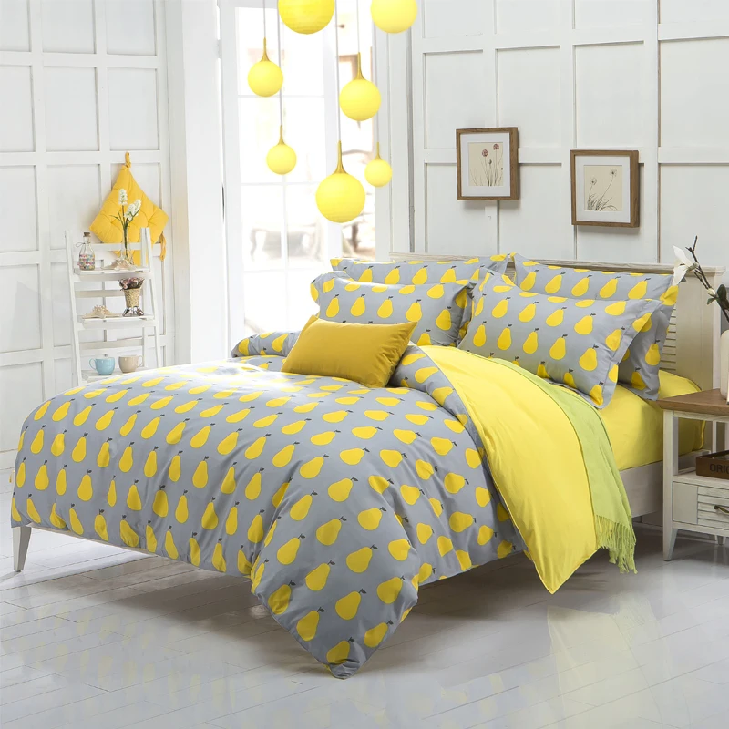 yellow queen bedding light yellow wowbelicom polyester pear apple yellow queen twin full bedding bed sheet set yellow queen bedding light yellow wowbelicom polyester pear apple yellow queen twin full bedding bed sheet set