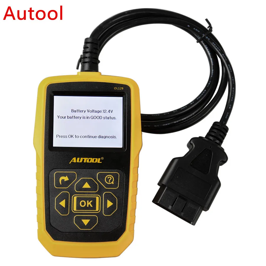 Autool ol129 Батарея Мониторы и OBD/EOBD Code Reader Авто Двигатели для автомобиля инструмент диагностики авто ремонт autool ol129