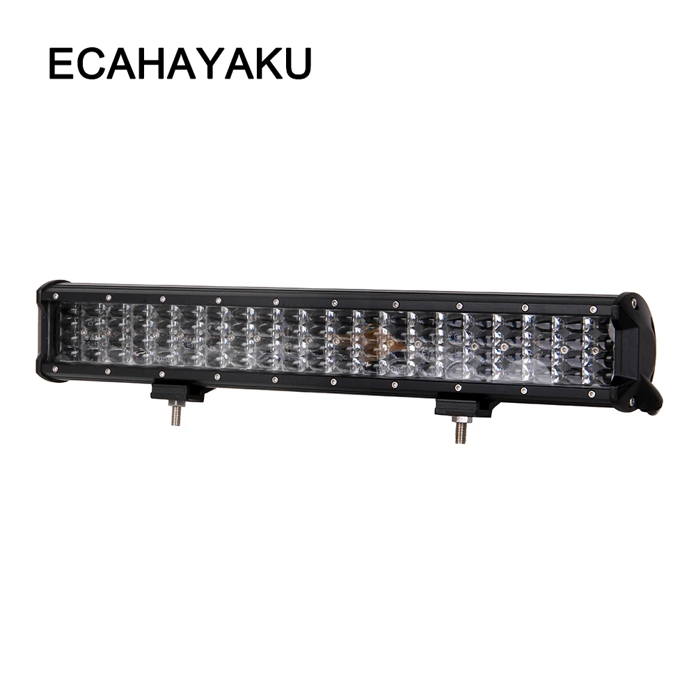 

ECAHAYAKU 20 inch 252W four rows led light bar 12V 24V Spot Flood beam offroad led bar for Jeep Car 4WD Truck 4x4 SUV ATV auto