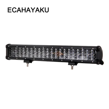 

ECAHAYAKU 20 inch 252W four rows led light bar 12V 24V Spot Flood beam offroad led bar for Jeep Car 4WD Truck 4x4 SUV ATV auto
