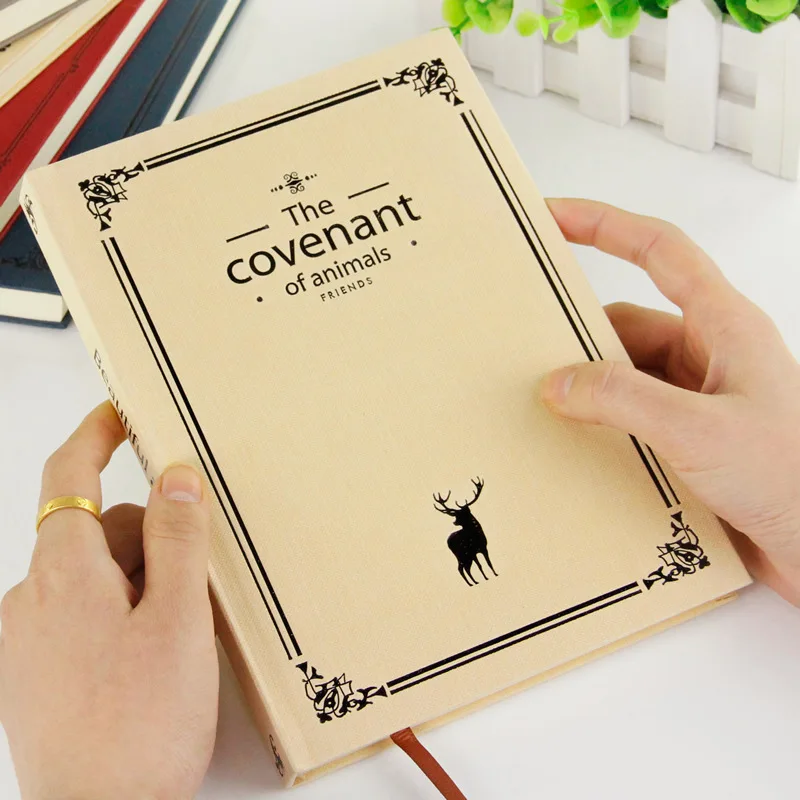 

A5 European fashion trend creative notebook retro hard surface notepad