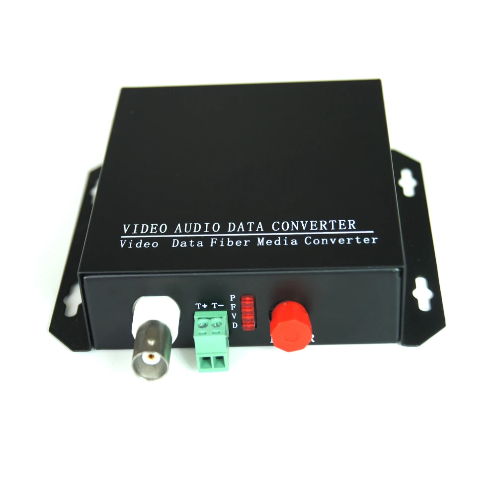 

1080P HD TVI CVI AHD 1 Channel Video to Fiber Optic Media Converters RS485 - For 1080p 960p 720p CVI TVI AHD HD Video camera