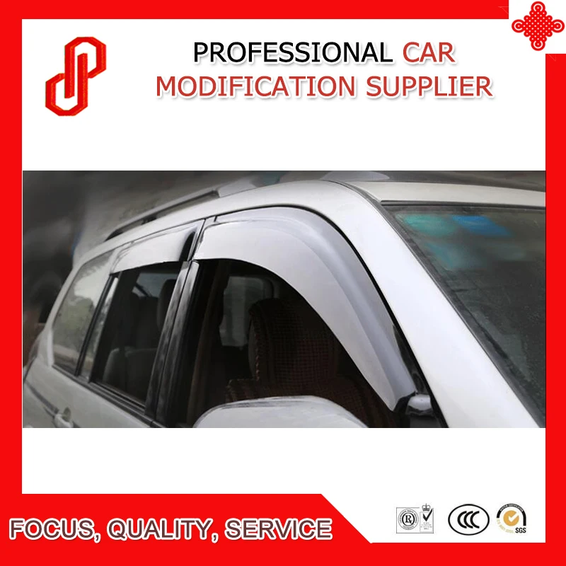 

High quality Awnings & Shelters trim vent shade rain sun wind deflector window visor for Prado FJ90 FJ120 FJ150 LC150 1997-2016