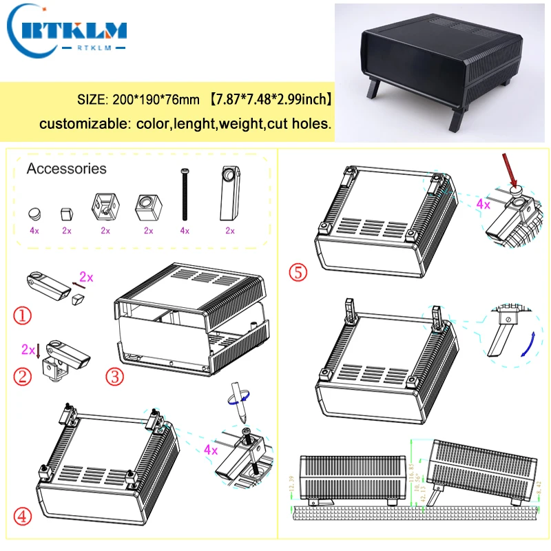 o envio gratuito de plastico eletrica coberta ip65 984 04