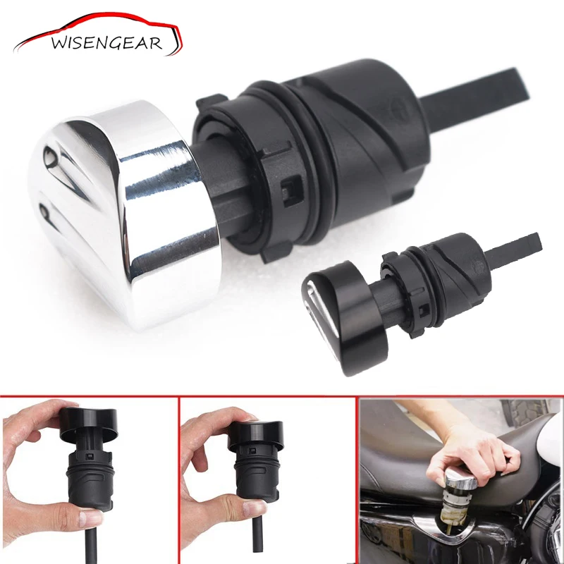 WISENGEAR мотоцикл указатель уровня масла масляный щуп наполнитель штепсельная Вилка для Harley Спортстер 883 1200 48 сорок восемь ХL аксессуары C/5 WISENGEAR мотоцикл указатель уровня масла масляный щуп наполнитель штепсельная Вилка для Harley Спортстер 883 1200 48 сорок восемь ХL аксессуары C/5
