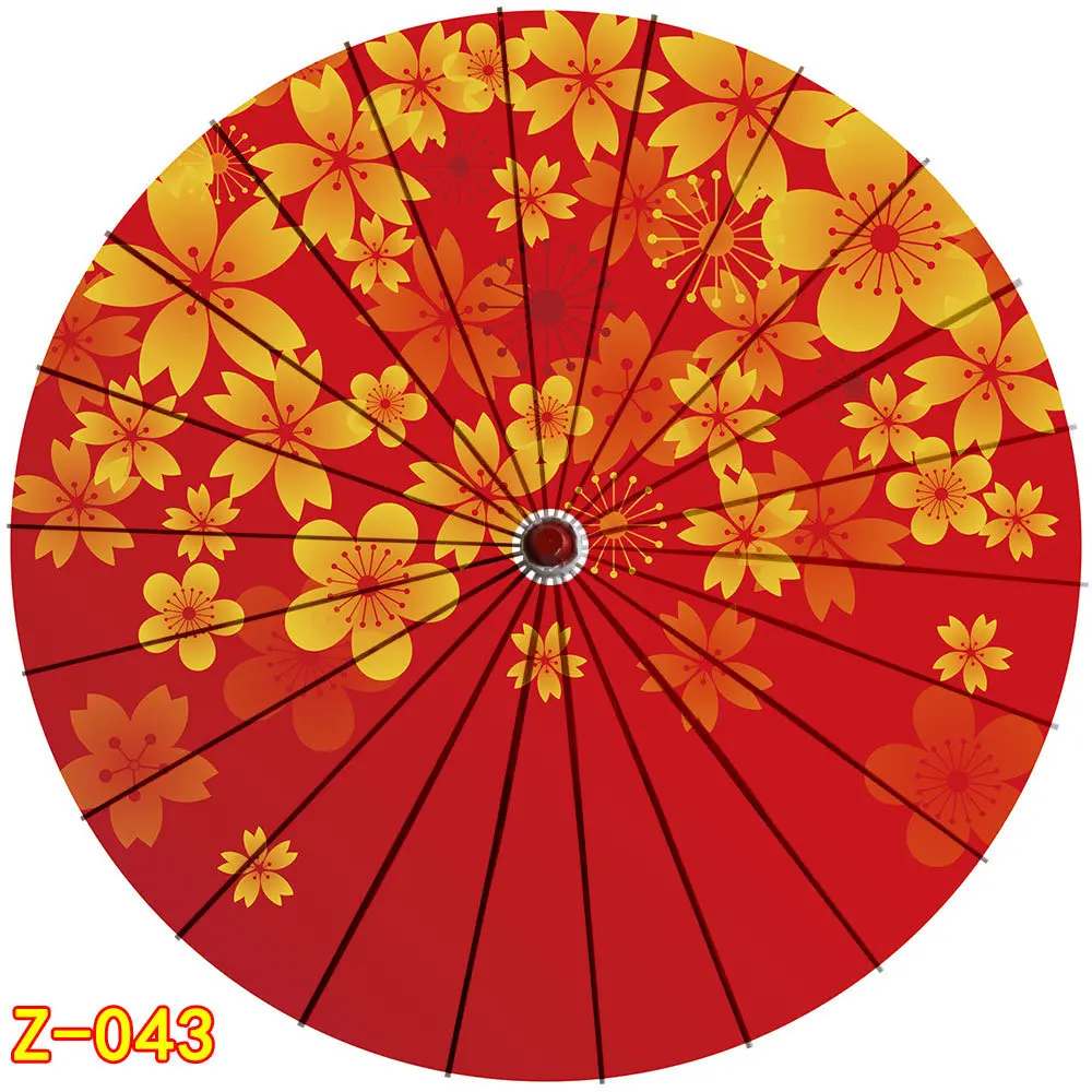 Китайский реквизит с зонтиком Япония Классическая смазанная бумага зонтик подвесной потолок аниме декоративный зонтик Винтаж KWAYi paraguas - Цвет: Z -0043