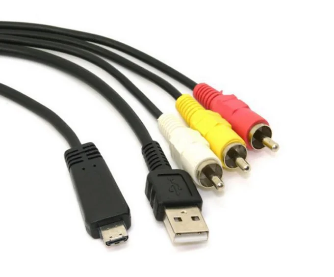 USB AV التلفزيون كابل لسوني VMC-MD3 DSC-W320 W350 W350P W350B W350L W350S سايبر شوت DSC-TX66 DSC-TX55 DSC-TX20 W350 HX7
