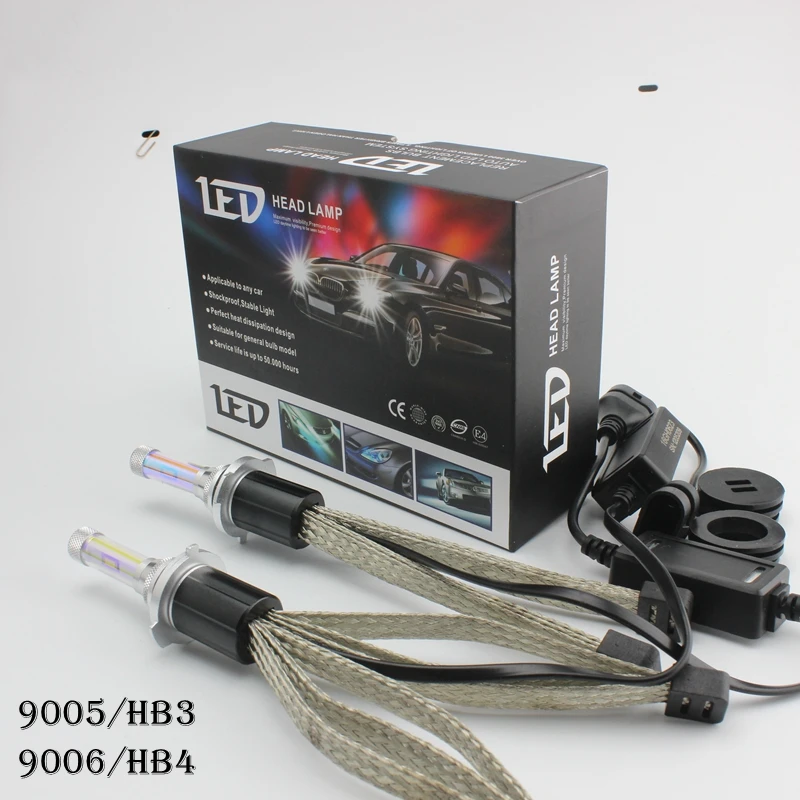 

R4 HB3 LED Headlight Bulbs 30w 9005 Head Light 3600lm Yellow 3000k 4300k 5000k 6000k 8000k White HB4 9006 H10 9012 H7 H11