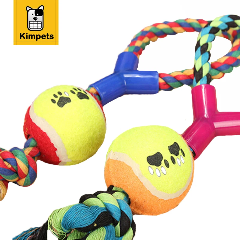 Best Chewing Toys for Dogs Ball with Rope Dog Toy-in Dog