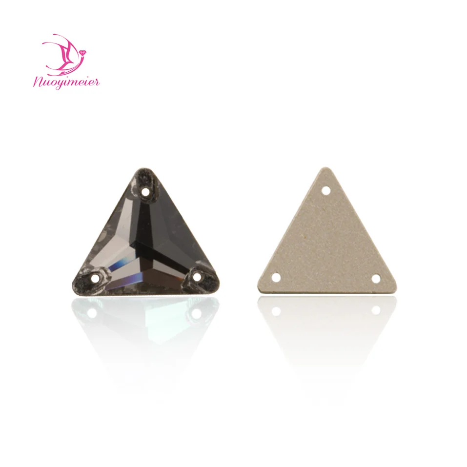 

Admirable Black Diamond Trilliant FlatBack Sew On Stone Crystal Sewing On Rhinestone For Jewelry And Strass Accessories