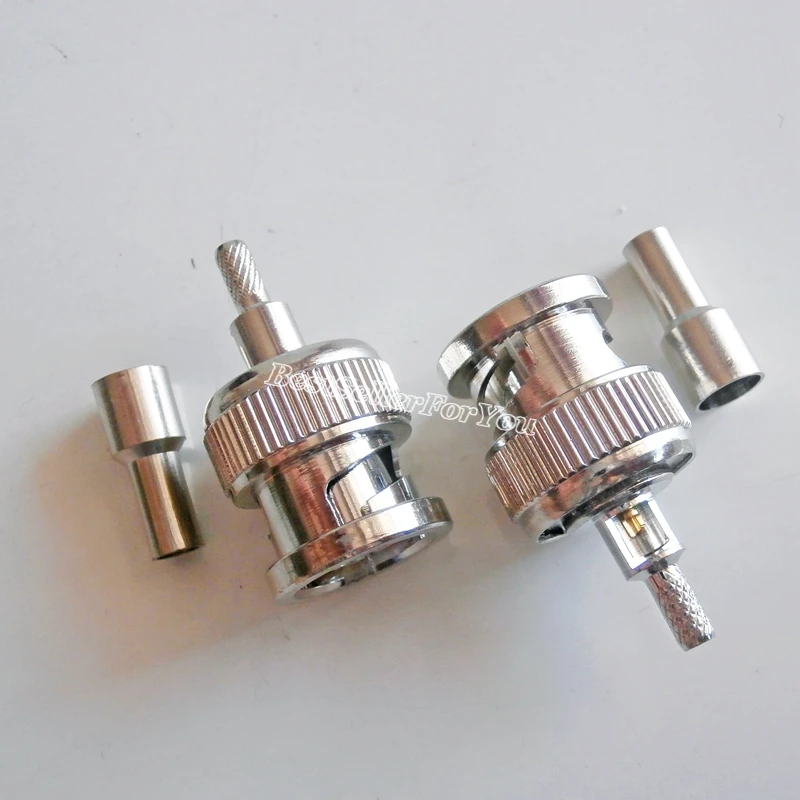 10x BNC штекер Q9 оконный обжим RG316 RG174 RG179 LMR100 кабель прямой разъем|connector crimp|connector