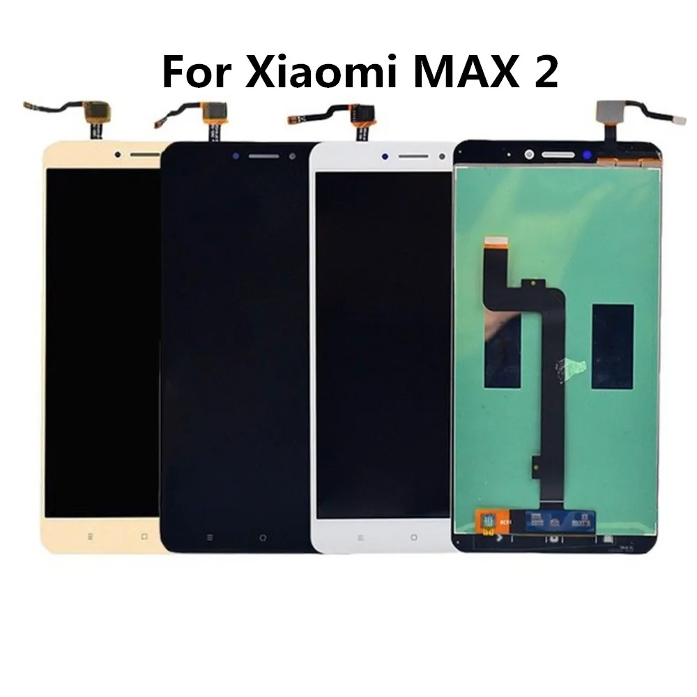 

Black White Gold Mi Max2 1920x1080 6.44'' LCD Display + Touch Screen Digitizer Complete Assembly Replacement For Xiaomi Max 2