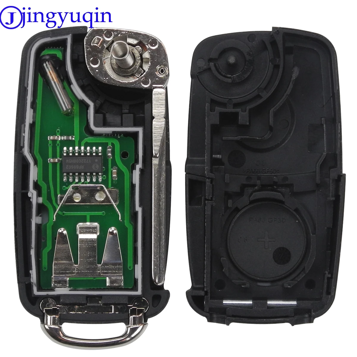 Дистанционный ключ оболочки 434 МГц ID48 чип 5K0837202AD для VW Golf Tiguan Polo Passat CC SEAT Skoda Mk6 Octavia Jetta Beetle 3 BTN Flip