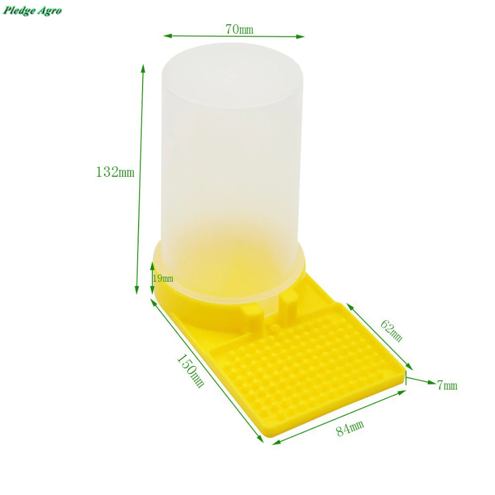 

2PCS Plastic Bee Feeder Beehive Drinking Bowl Keeping Drinking Nest Tool Farm Beekeeper Equipment water feeders for bees