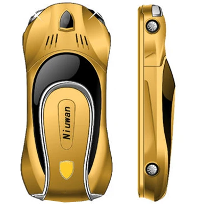  mini Car mobile phone Metal Cover Dual sim cheap gsm mp3 novelty small cell phone Russian keyboard 