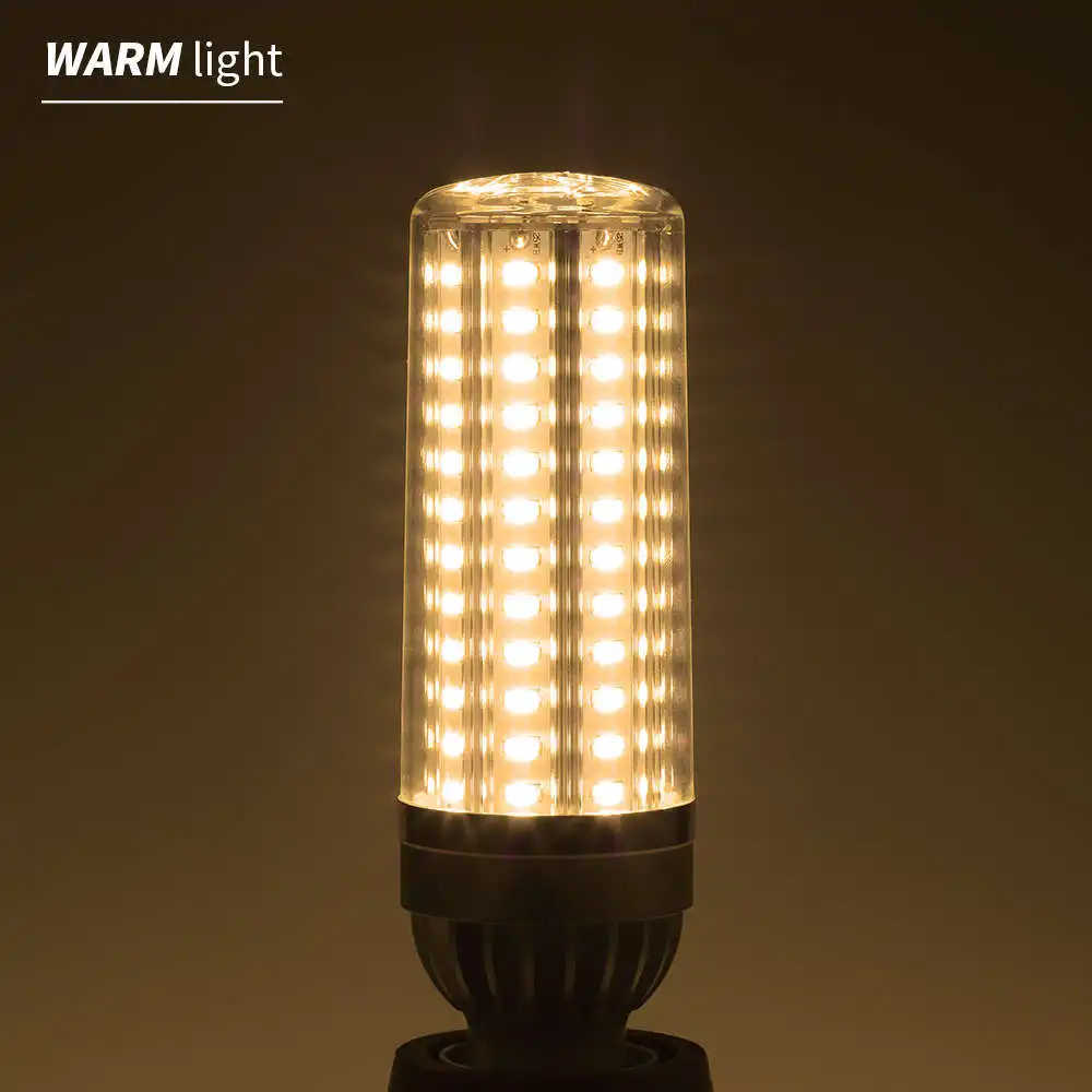 E27 светодиодный лампы 25 Вт, 35 Вт, 50 Вт Светодиодный светильник E26 лампада светодиодный светильник 220V E26 кукурузы лампочка 110V склад мастерская светильник ing без мерцания 5730SMD - Испускаемый цвет: Warm White