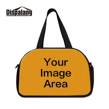 

Women Canvas Travel Bag Customzie Your Own Design/Logo Duffle Handbag Custom Men Crossbody Shoulder Weekend Overnight Duffel Bag