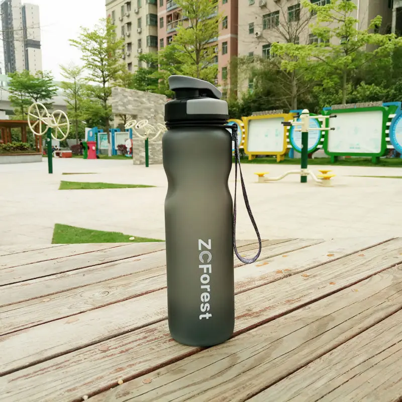 Тритановая Спортивная бутылка для воды 1000 мл BPA Free My Bottle с чайной заваркой, портативная пластиковая бутылка для напитков на открытом воздухе, для езды на велосипеде, ZCForest