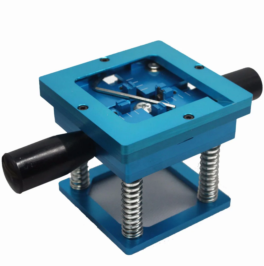 Blue BGA reballing kit 90*90mm BGA reballing station with hand shank