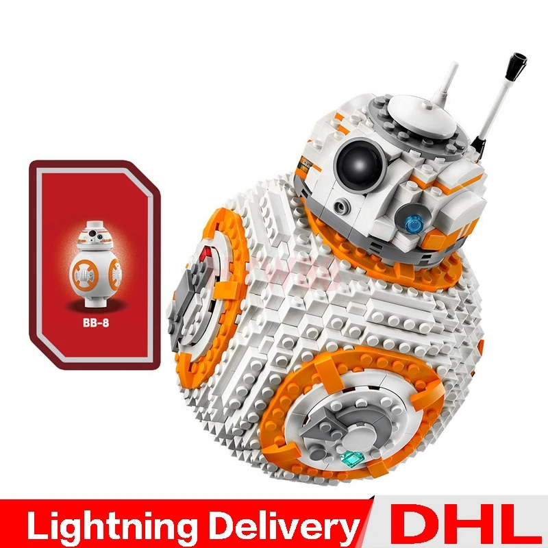 

LP 05128 Genuine 1238Pcs Star Plan Series The Double B 8 Robot Set 75187 Set Building Blocks Bricks Legoings Toys As Gifts