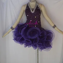 Лидер продаж! KAKA-L140260, Для женщин Одежда для танцев для девочек бахрома Латинской платье, сальса платье Танго Самба Румба Чача платье, Для женщин платье