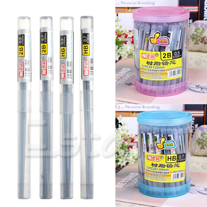 

Automatic Pencil Lead Style 2B/HB 0.5 mm / 0.7 mm Pencil Lead a Refill Tube 11CM D14