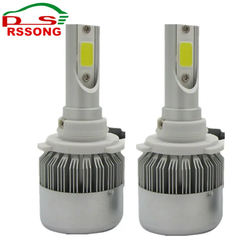 H4/H7/H11/H13/9005/9006/H1/H3 COB светодиодный светильник для головы автомобиля лампа