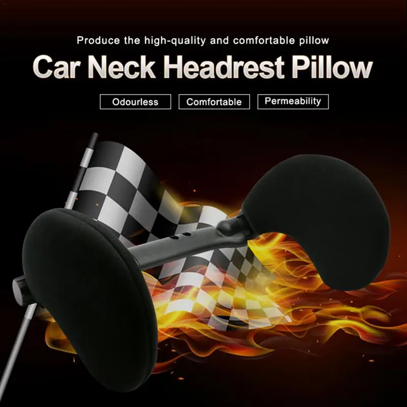 

Car Memory Foam Headrest Protection Children Adult Sleep Side Head Support Pillow Neck Back Cushio Auto Accessories Supplies