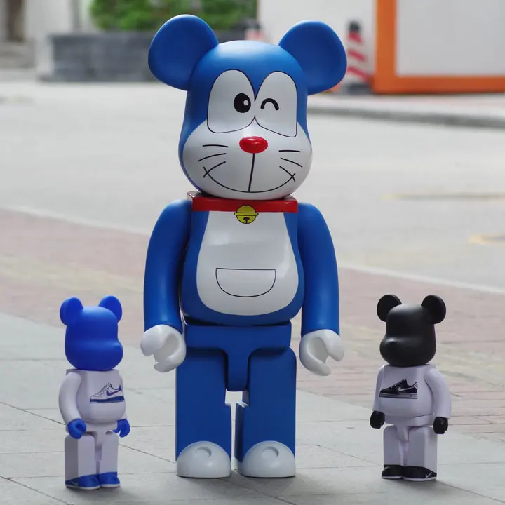 Новинка 70 см 1000% Bearbrick Be @ rbrick Doraemon Модель ПВХ фигурка коллекционная игрушка модная