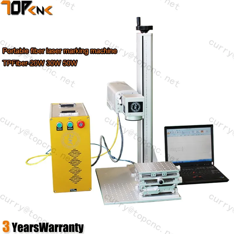 High precision On sale price 20W Fiber Laser writing machine for Steel