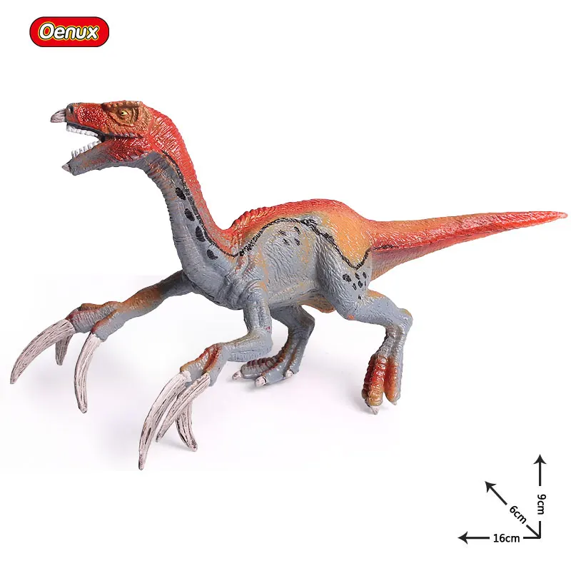 Oenux достаринный дикарь Юрского Периода Динозавры фигурки T-Rex pterodacktyl Велоцираптор Модель Фигурки Коллекция детская игрушка - Цвет: Without Box