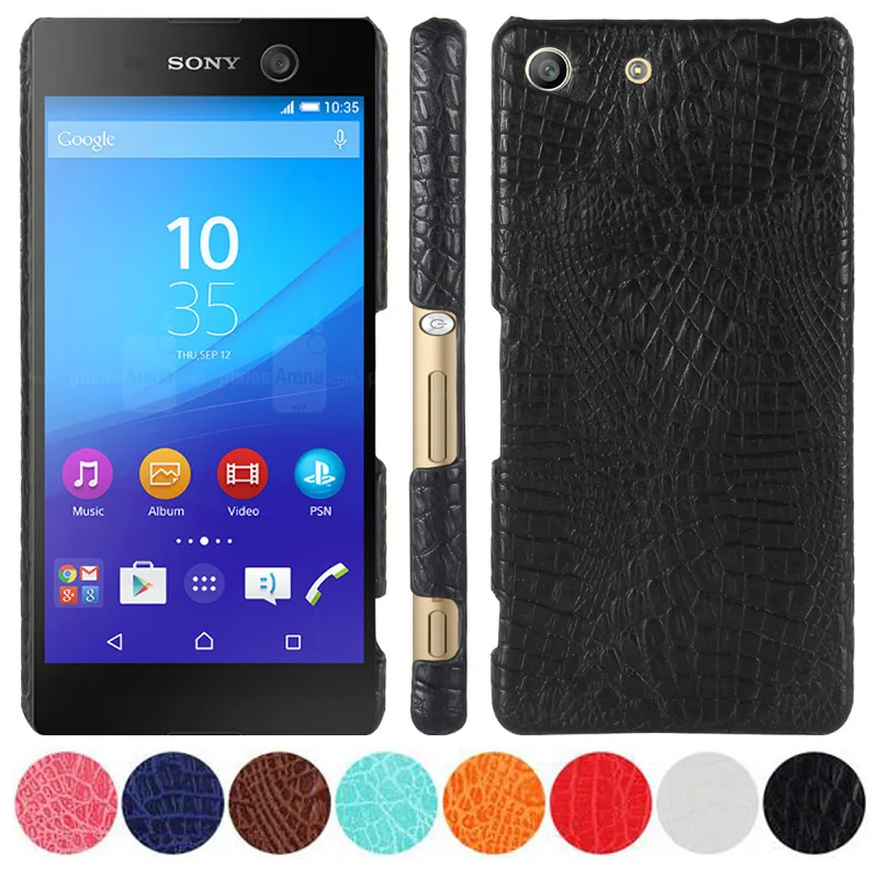 Чехол для телефона Sony Xperia M5 чехол Dual LTE E5633 E5603 бампер с крокодиловым узором M