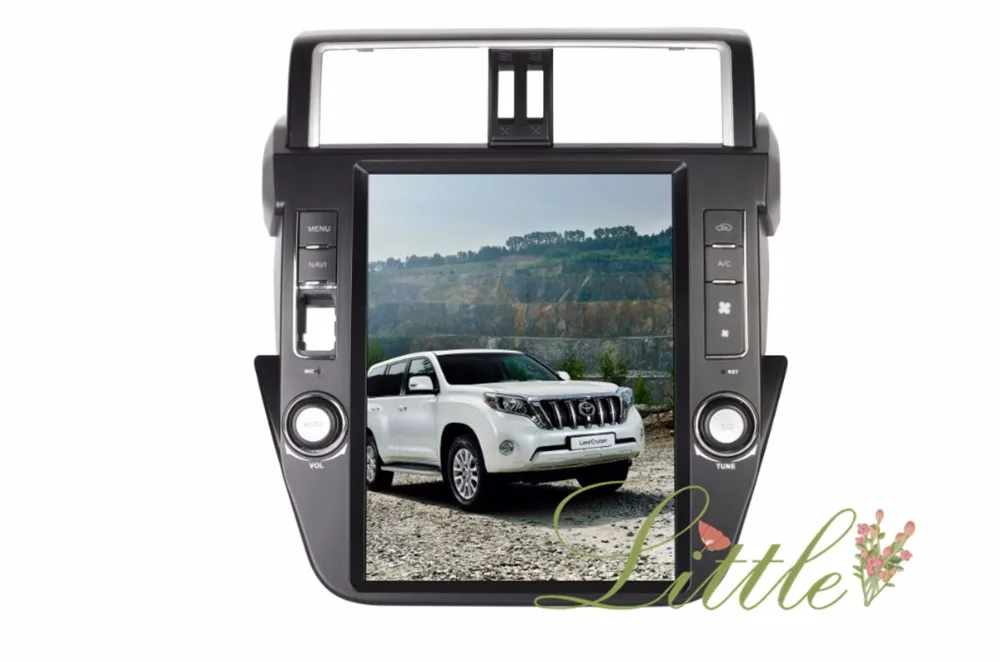 

Tesla style Big Screen Multimedia Car No DVD Player GPS Navigation For TOYOTA Land Cruiser Prado 150 2014+ Support 3/4G Network