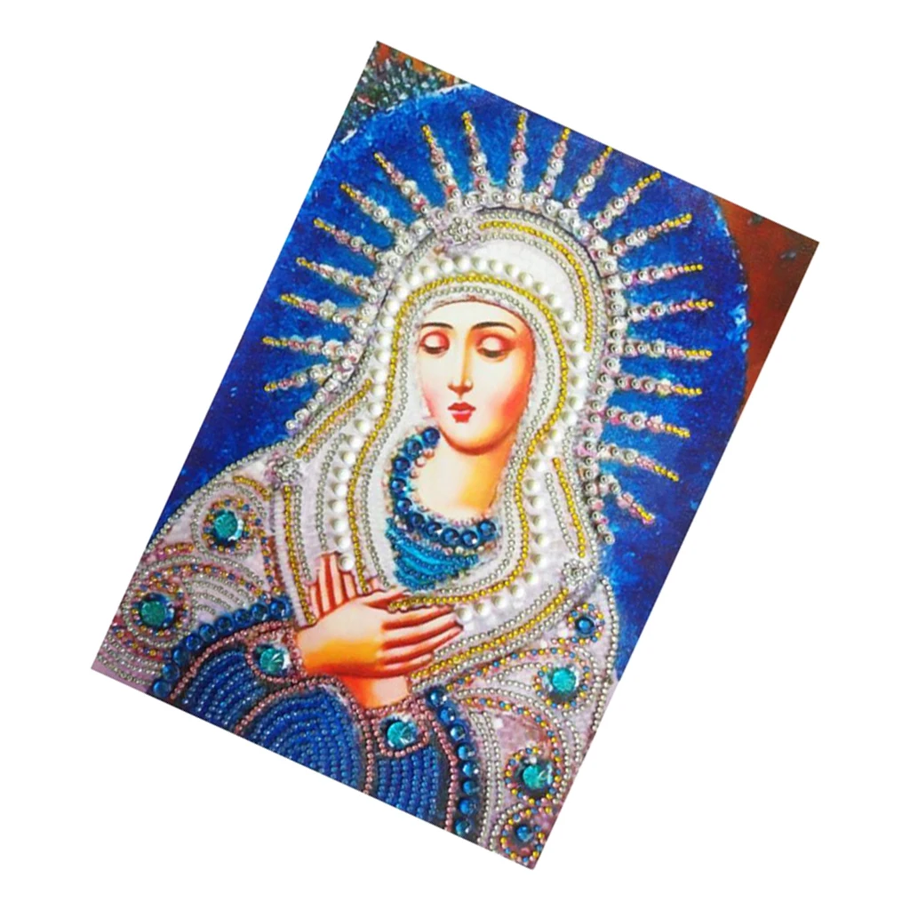 DIY Special Shaped 5D Religion Diamond Painting by Number Kit Partial Drill Rhinestone Embroidery Arts Craft 